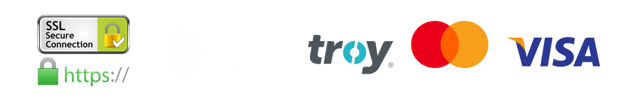 SSL Güvenli - Troy - Mastercard - Visa
